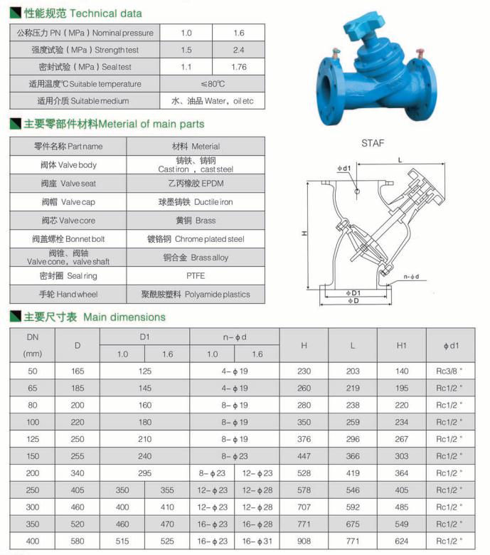 静态平衡阀