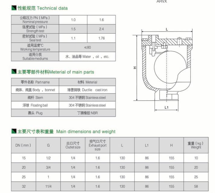 微量排气阀